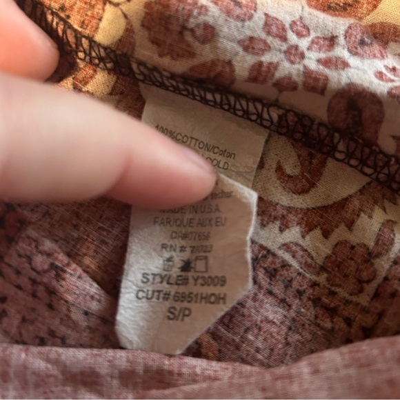 Vintage Y2K Tapestry Halter Cami Tie Top - Picture 3 of 3